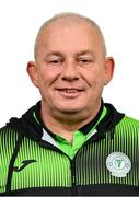 10 February 2024; Kitman Dougie McNulty poses for a portrait during a Finn Harps squad portraits session at Finn Park in Ballybofey, Donegal. Photo by Ramsey Cardy/Sportsfile