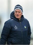 11 February 2024; Limerick manager John Kiely before the Allianz Hurling League Division 1 Group B match between Westmeath and Limerick at TEG Cusack Park in Mullingar, Westmeath. Photo by Michael P Ryan/Sportsfile
