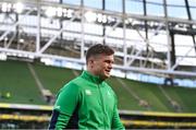 11 February 2024; Josh van der Flier of Ireland before the Guinness Six Nations Rugby Championship match between Ireland and Italy at the Aviva Stadium in Dublin. Photo by Ben McShane/Sportsfile