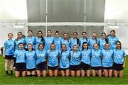 11 February 2024; The SETU Carlow team before the Electric Ireland Purcell Cup final match between University of Galway and SETU Carlow at University of Galway Connacht GAA AirDome in Bekan, Mayo. Photo by Sam Barnes/Sportsfile