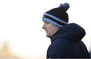 11 February 2024; Dublin manager Micheál Donoghue during the Allianz Hurling League Division 1 Group B match between Antrim and Dublin at Corrigan Park in Belfast. Photo by Ramsey Cardy/Sportsfile