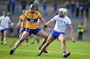 11 February 2024; Neil Montgomery of Waterford in action against Cathal Malone of Clare during the Allianz Hurling League Division 1 Group A match between Waterford and Clare at Walsh Park in Waterford. Photo by Eóin Noonan/Sportsfile
