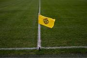 11 February 2024; A sideline flag flutters in the wind before the Allianz Hurling League Division 1 Group B match between Tipperary and Galway at FBD Semple Stadium in Thurles, Tipperary. Photo by Ray McManus/Sportsfile