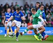 11 February 2024; Stephen Varney of Italy in action against Craig Casey of Ireland during the Guinness Six Nations Rugby Championship match between Ireland and Italy at the Aviva Stadium in Dublin. Photo by Piaras Ó Mídheach/Sportsfile