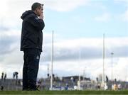 11 February 2024; Waterford manager Davy Fitzgerald reacts during the Allianz Hurling League Division 1 Group A match between Waterford and Clare at Walsh Park in Waterford. Photo by Eóin Noonan/Sportsfile