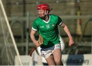 11 February 2024; Donnacha Ó Dálaigh of Limerick celebrates after scoring his side's first goal during the Allianz Hurling League Division 1 Group B match between Westmeath and Limerick at TEG Cusack Park in Mullingar, Westmeath. Photo by Michael P Ryan/Sportsfile