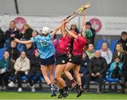 11 February 2024; A general view of the action during the Electric Ireland Purcell Cup final match between University of Galway and SETU Carlow at University of Galway Connacht GAA AirDome in Bekan, Mayo. Photo by Sam Barnes/Sportsfile