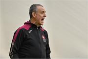 11 February 2024; University of Galway manager Kevin Connolly during the Electric Ireland Purcell Cup final match between University of Galway and SETU Carlow at University of Galway Connacht GAA AirDome in Bekan, Mayo. Photo by Sam Barnes/Sportsfile