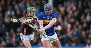 11 February 2024; Alan Tynan of Tipperary is tackled by Jack Grealish of Galway during the Allianz Hurling League Division 1 Group B match between Tipperary and Galway at FBD Semple Stadium in Thurles, Tipperary. Photo by Ray McManus/Sportsfile