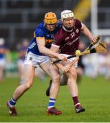 11 February 2024; Shane Cooney of Galway is tackled by Mark Kehoe of Tipperary during the Allianz Hurling League Division 1 Group B match between Tipperary and Galway at FBD Semple Stadium in Thurles, Tipperary. Photo by Tom Beary/Sportsfile