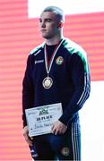 11 February 2024; Jack Marley of Ireland, with his bronze medal after his heavyweight 92kg final bout during the 75th International Boxing Tournament Strandja in Sofia, Bulgaria. Photo by Yulian Todorov /Sportsfile