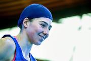 11 February 2024; Aoife O'Rourke of Ireland before her middleweight 75kg final bout against Baison Manikon of Thailand at the 75th International Boxing Tournament Strandja in Sofia, Bulgaria. Photo by Liubomir Asenov /Sportsfile