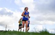 11 February 2024; Orla Duffy of Dublin City Harriers AC, competes in the intermediate women's 5000m during the 123.ie National Intermediate, Masters & Juvenile B Cross Country Championships at DKiT Campus in Dundalk, Louth. Photo by Stephen Marken/Sportsfile