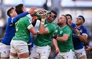 11 February 2024; James Ryan of Ireland during the Guinness Six Nations Rugby Championship match between Ireland and Italy at the Aviva Stadium in Dublin. Photo by Piaras Ó Mídheach/Sportsfile