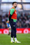 11 February 2024; Conor Murray of Ireland acting as water carrier during the Guinness Six Nations Rugby Championship match between Ireland and Italy at the Aviva Stadium in Dublin. Photo by Piaras Ó Mídheach/Sportsfile