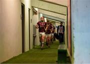 11 February 2024; Conor Whelan of Galway leads his side out for the second-half of the Allianz Hurling League Division 1 Group B match between Tipperary and Galway at FBD Semple Stadium in Thurles, Tipperary. Photo by Tom Beary/Sportsfile