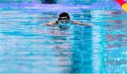 12 February 2024; Mona McSharry of Ireland in action during her heat of the Women's 100m breaststroke on day two of the World Aquatics Championships 2024 at the Aspire Dome in Doha, Qatar. Photo by Ian MacNicol/Sportsfile