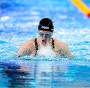 12 February 2024; Mona McSharry of Ireland in action during her heat of the Women's 100m breaststroke on day two of the World Aquatics Championships 2024 at the Aspire Dome in Doha, Qatar. Photo by Ian MacNicol/Sportsfile