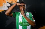 10 February 2024; Daniel Chukwu during a Bray Wanderers FC squad portraits session at the Carlisle Grounds in Bray, Wicklow. Photo by Seb Daly/Sportsfile