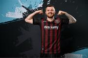 11 February 2024; Adam McDonnell poses for a portrait during a Bohemians FC squad portraits session at DCU Sports Complex in Dublin. Photo by Stephen McCarthy/Sportsfile