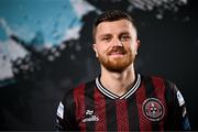 11 February 2024; Adam McDonnell poses for a portrait during a Bohemians FC squad portraits session at DCU Sports Complex in Dublin. Photo by Stephen McCarthy/Sportsfile