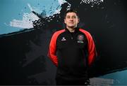 11 February 2024; Bohemians manager Declan Devine poses for a portrait during a Bohemians FC squad portraits session at DCU Sports Complex in Dublin. Photo by Stephen McCarthy/Sportsfile