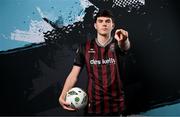 11 February 2024; James Clarke poses for a portrait during a Bohemians FC squad portraits session at DCU Sports Complex in Dublin. Photo by Stephen McCarthy/Sportsfile