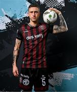 11 February 2024; Robert Cornwall poses for a portrait during a Bohemians FC squad portraits session at DCU Sports Complex in Dublin. Photo by Stephen McCarthy/Sportsfile