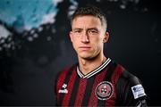 11 February 2024; Robert Cornwall poses for a portrait during a Bohemians FC squad portraits session at DCU Sports Complex in Dublin. Photo by Stephen McCarthy/Sportsfile