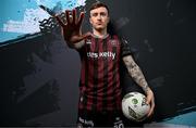 11 February 2024; Danny Grant poses for a portrait during a Bohemians FC squad portraits session at DCU Sports Complex in Dublin. Photo by Stephen McCarthy/Sportsfile