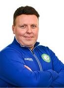 10 February 2024; Head coach Ian Ryan poses for a portrait during a Bray Wanderers FC squad portraits session at Carlisle Grounds in Bray, Wicklow. Photo by Tyler Miller/Sportsfile
