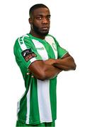 10 February 2024; Cole Omorehiomwan poses for a portrait during a Bray Wanderers FC squad portraits session at Carlisle Grounds in Bray, Wicklow. Photo by Tyler Miller/Sportsfile