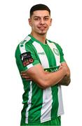 10 February 2024; Cristian Magerusan poses for a portrait during a Bray Wanderers FC squad portraits session at Carlisle Grounds in Bray, Wicklow. Photo by Tyler Miller/Sportsfile