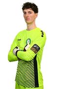 10 February 2024; Goalkeeper Ben Clark poses for a portrait during a Bray Wanderers FC squad portraits session at Carlisle Grounds in Bray, Wicklow. Photo by Tyler Miller/Sportsfile