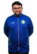 10 February 2024; Kitman Josh Dolan poses for a portrait during a Bray Wanderers FC squad portraits session at Carlisle Grounds in Bray, Wicklow. Photo by Tyler Miller/Sportsfile