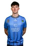 9 February 2024; Mikey Raggett poses for a portrait during a UCD FC squad portraits session at UCD Bowl in Belfield, Dublin. Photo by Tyler Miller/Sportsfile