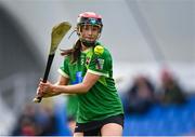 11 February 2024; Caitlin Armstong of Queens University Belfast during the Electric Ireland Fr Meaghair Cup final match between Queens University Belfast and Ulster University Jordanstown at University of Galway Connacht GAA Centre of Excellence in Bekan, Mayo. Photo by Sam Barnes/Sportsfile