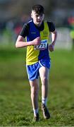 11 February 2024; Conor Butler of Clones AC, Monaghan, competes in the Boys U15 2500m during the 123.ie National Intermediate, Masters & Juvenile B Cross Country Championships at DKiT Campus in Dundalk, Louth. Photo by Stephen Marken/Sportsfile