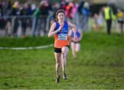 11 February 2024; Saoirse Twomey of West Muskerry AC, Cork, competes in the Girls U17 3000m during the 123.ie National Intermediate, Masters & Juvenile B Cross Country Championships at DKiT Campus in Dundalk, Louth. Photo by Stephen Marken/Sportsfile