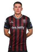11 February 2024; Dayle Rooney poses for a portrait during a Bohemians FC squad portraits session at DCU Sports Complex in Dublin. Photo by Tyler Miller/Sportsfile