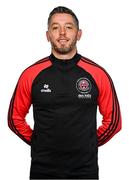 11 February 2024; Assistant manager Gary Cronin poses for a portrait during a Bohemians FC squad portraits session at DCU Sports Complex in Dublin. Photo by Tyler Miller/Sportsfile