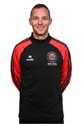 11 February 2024; First team coach Derek Pender poses for a portrait during a Bohemians FC squad portraits session at DCU Sports Complex in Dublin. Photo by Tyler Miller/Sportsfile