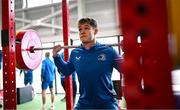 12 February 2024; Rob Russell during a gym session on the Leinster Rugby 12 County Tour at Mullingar RFC in Westmeath. Photo by Harry Murphy/Sportsfile