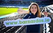 12 February 2024; In attandance at the GPA and Barnardos launch of their official charity partnership for 2024 in Croke Park, Dublin, is Dublin camogie player Aisling Maher. Photo by Ramsey Cardy/Sportsfile