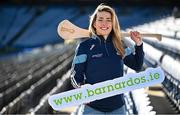 12 February 2024; In attandance at the GPA and Barnardos launch of their official charity partnership for 2024 in Croke Park, Dublin, is Dublin camogie player Aisling Maher. Photo by Ramsey Cardy/Sportsfile