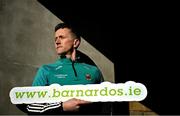 12 February 2024; In attandance at the GPA and Barnardos launch of their official charity partnership for 2024 in Croke Park, Dublin, is Mayo footballer Cillian O'Connor. Photo by Ramsey Cardy/Sportsfile