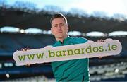 12 February 2024; In attandance at the GPA and Barnardos launch of their official charity partnership for 2024 in Croke Park, Dublin, is Mayo footballer Cillian O'Connor. Photo by Ramsey Cardy/Sportsfile