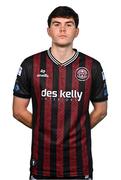 11 February 2024; James Clarke poses for a portrait during a Bohemians FC squad portraits session at DCU Sports Complex in Dublin. Photo by Tyler Miller/Sportsfile