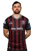 11 February 2024; Jordan Flores poses for a portrait during a Bohemians FC squad portraits session at DCU Sports Complex in Dublin. Photo by Tyler Miller/Sportsfile