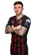 11 February 2024; Danny Grant poses for a portrait during a Bohemians FC squad portraits session at DCU Sports Complex in Dublin. Photo by Tyler Miller/Sportsfile